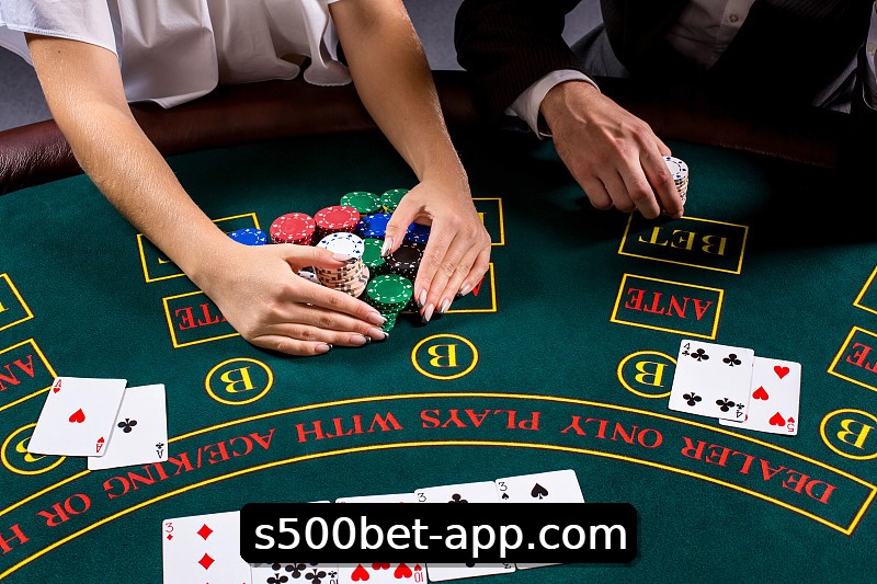 Mesa de Blackjack s500bet